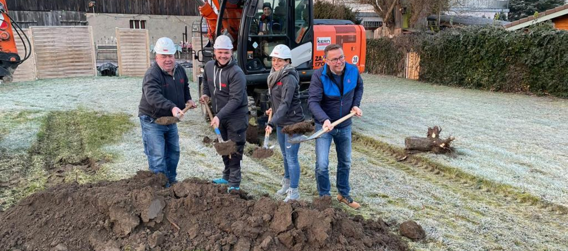 Erster Spatenstich bei Stulz Beton und Natursteine